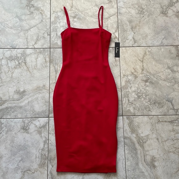 Lulus Red Holiday Party Dress in Size XS - Picture 5 of 8